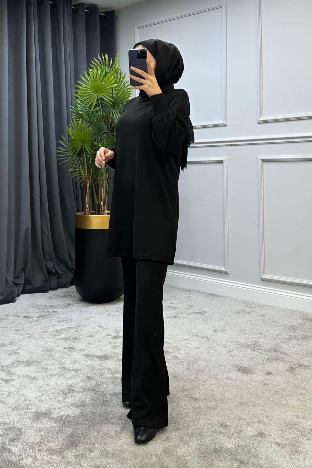 Örme Takım Siyah 6149 