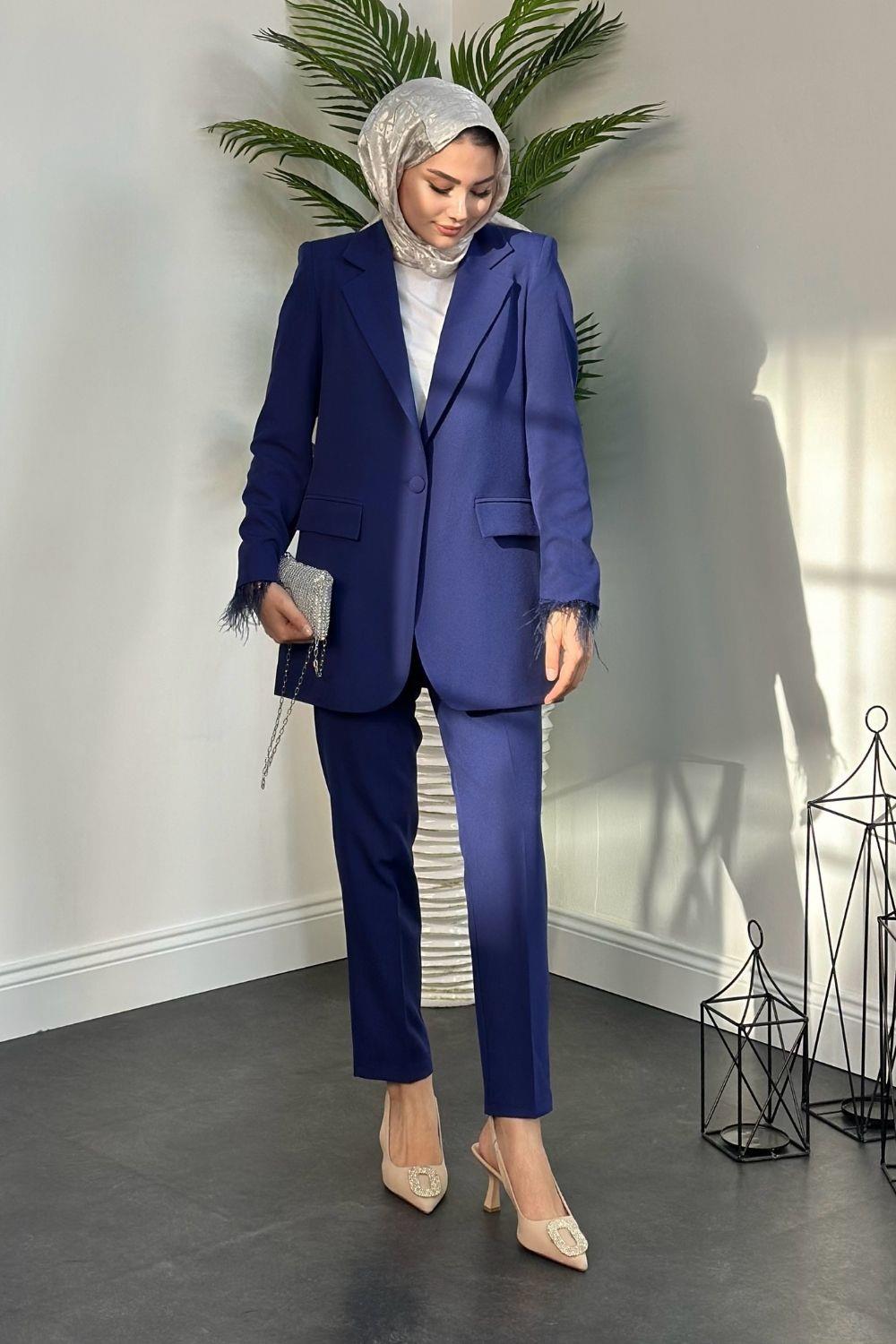 Merve Pantolon Takım Lacivert 6262 