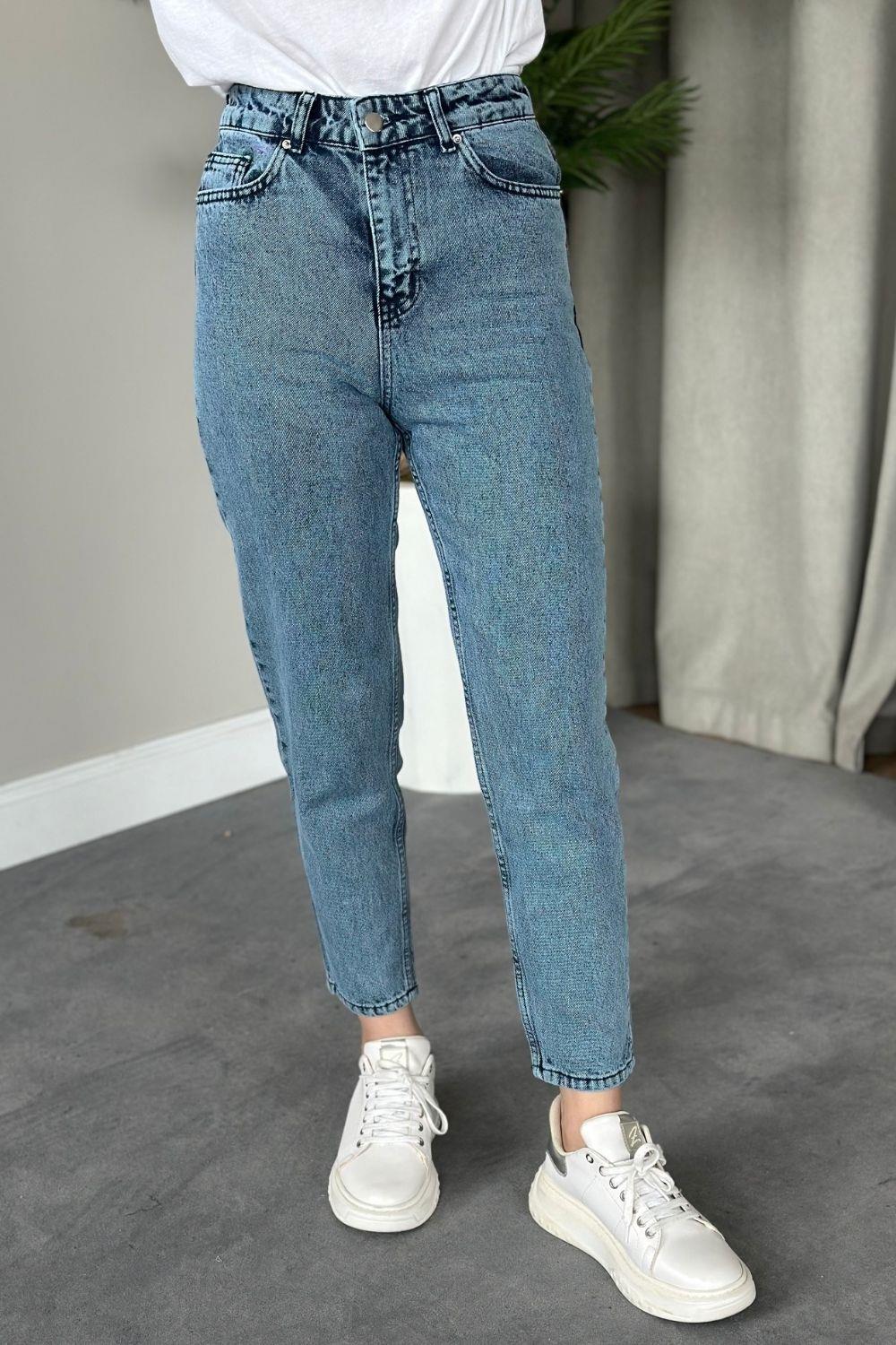 Boyfrıend Kot Pantolon Buz Mavisi 6270 