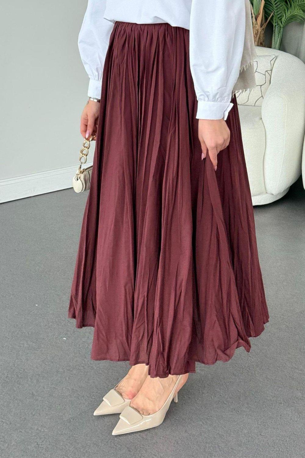 Begonya Etek Bordo 6398 