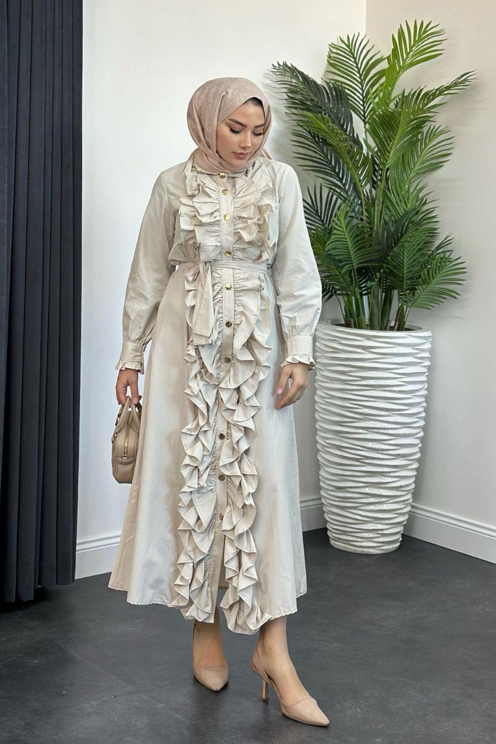 Feray Elbise Bej 6978 