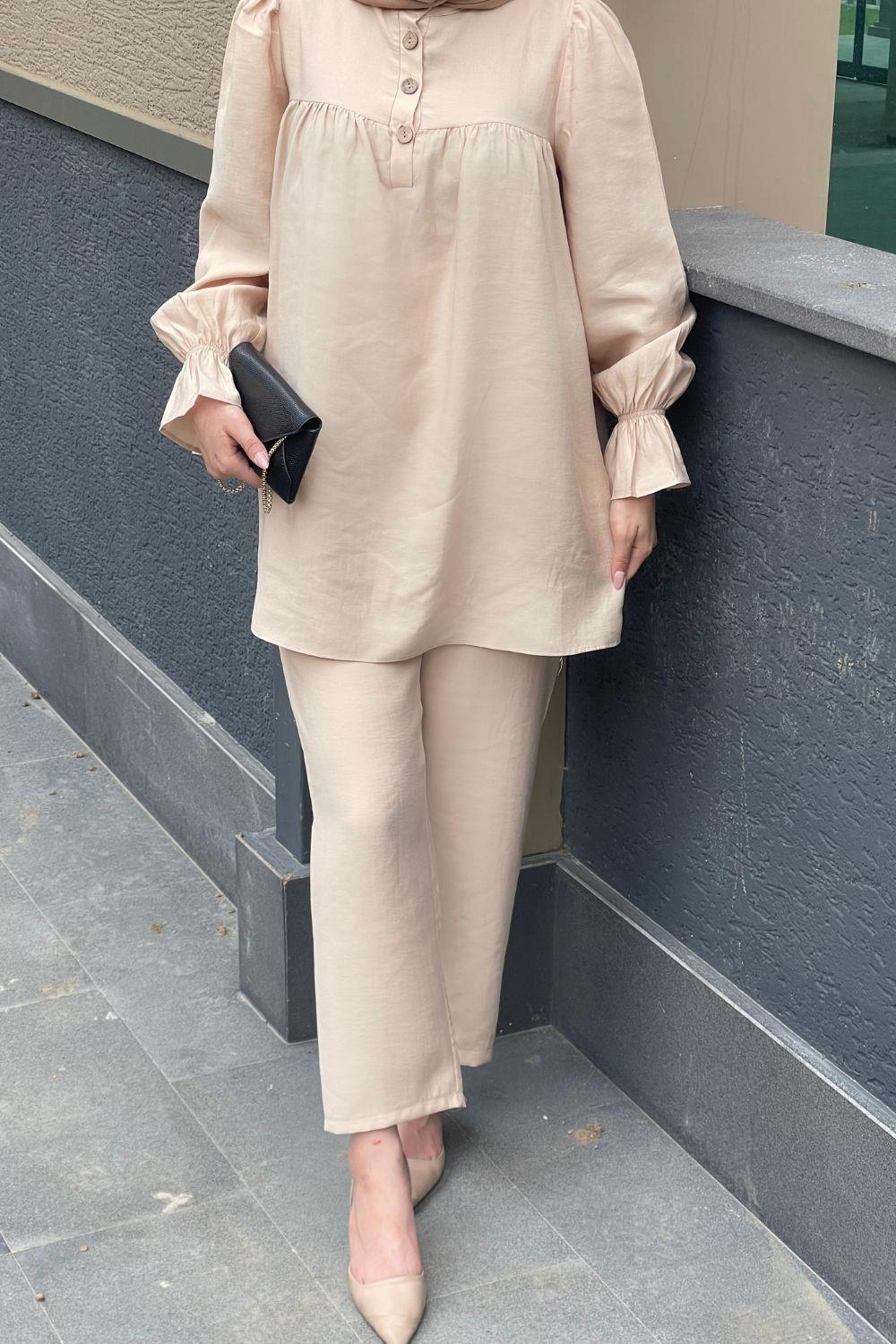 Elissa Takım Bej 7888 