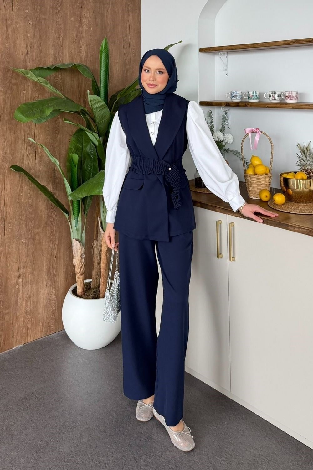 Avlu Yelek Takım Lacivert 8030 