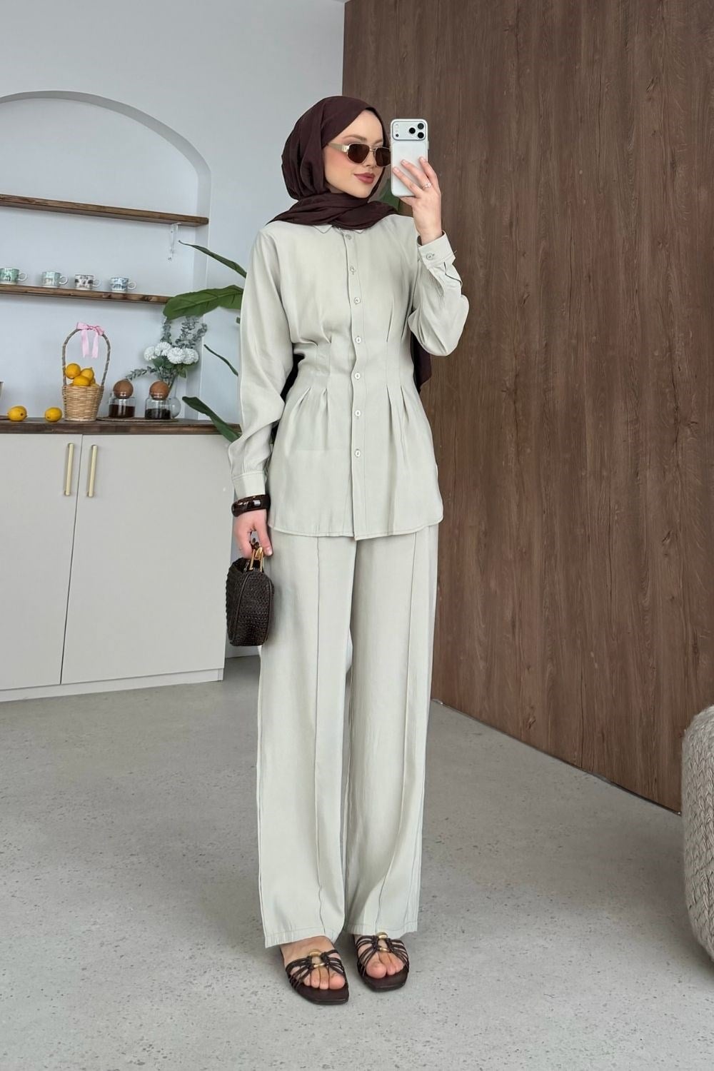 Frank Modal Takım Bej 8039 
