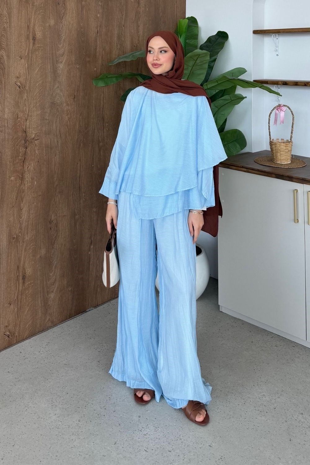 Beste Pantolonlu Takım Mavi 80500 