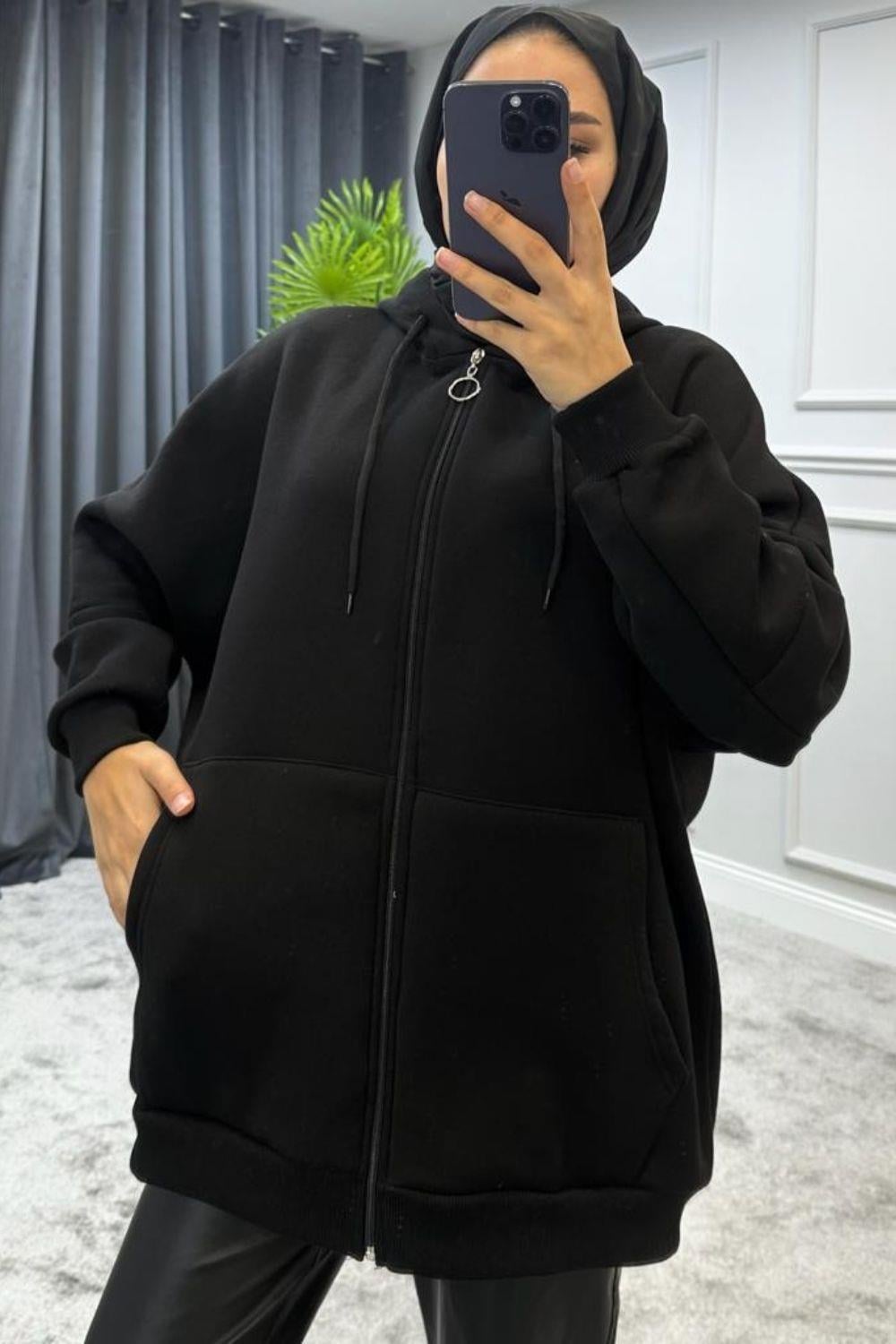 Fashion Sweat Siyah 8384 
