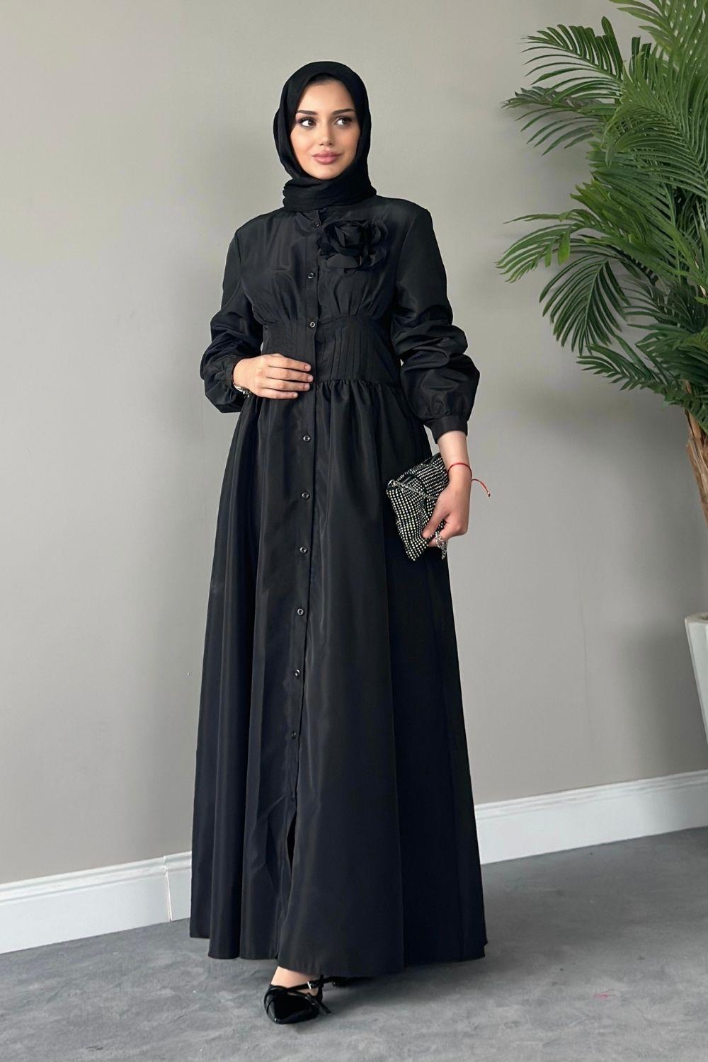 Helin Elbise Siyah 8658 