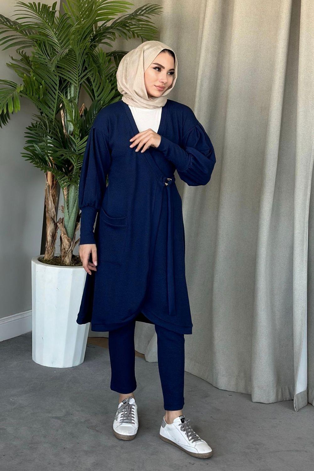 Leysa Fitilli Takım Lacivert 8712 