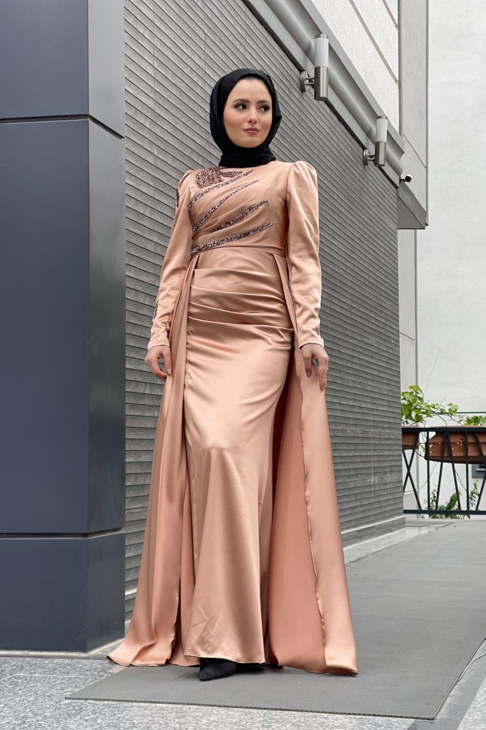Esila Abiye Gold 8834 