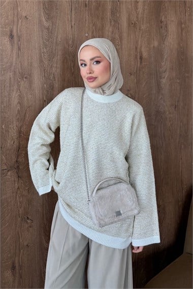Gisha Simli Tunik Ekru 25960 
