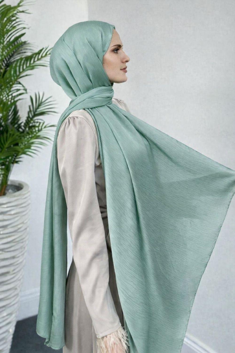 JanJan Abiye Şal Mint 1000 