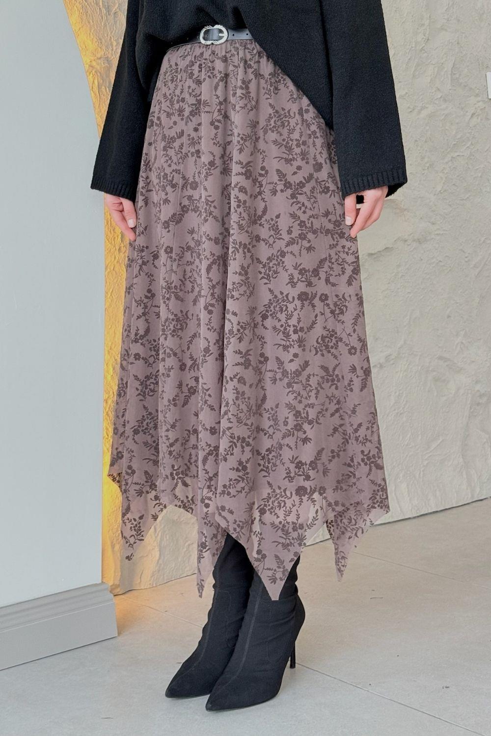 Asude Etek Kahverengi 10049 