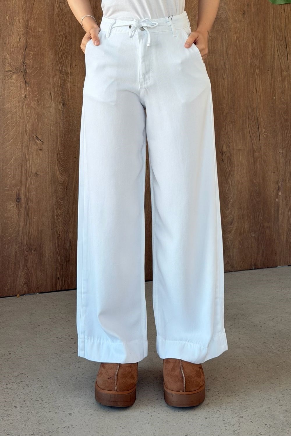 Lucas İnce Kot Pantolon Beyaz 10082 