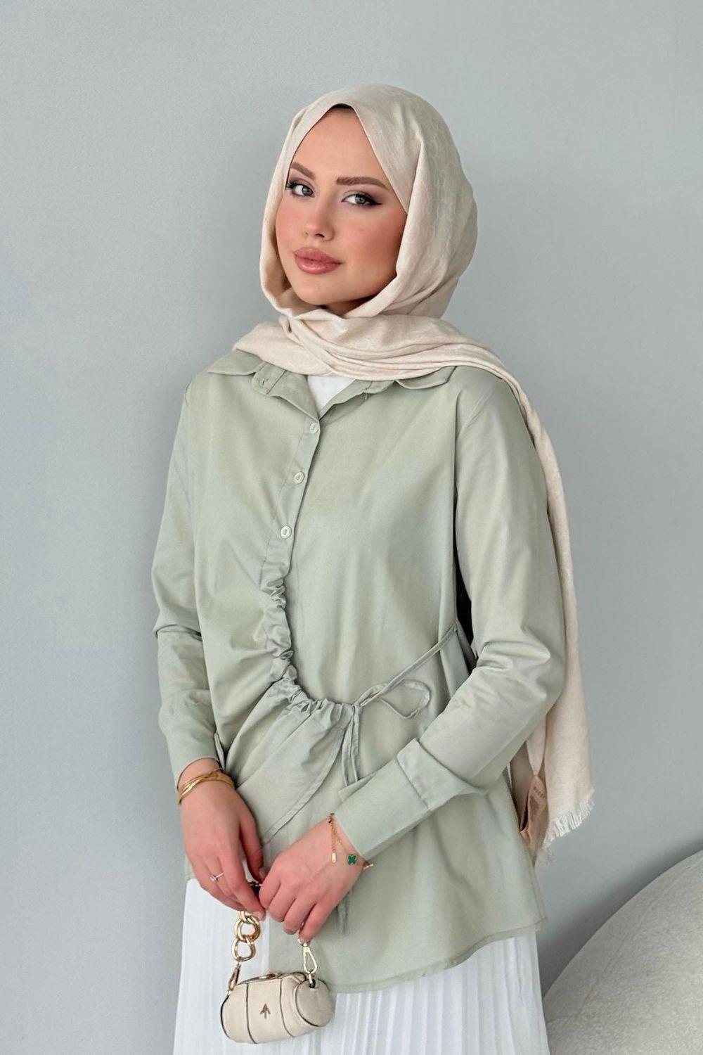 Yüsra Gömlek Mint 10133 