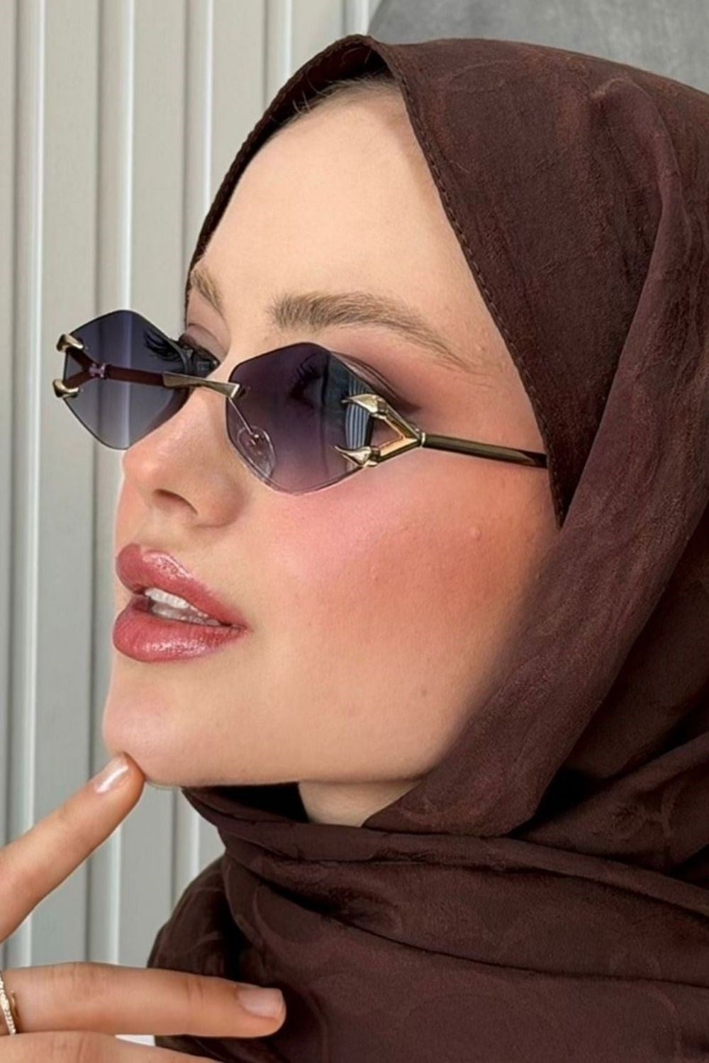 Kemik Gözlük Mor 1035 