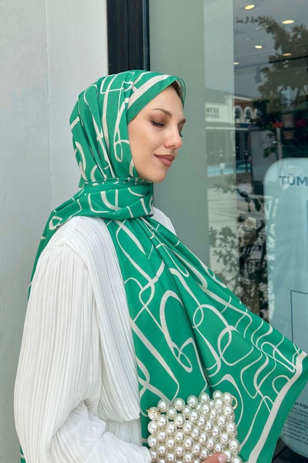 Maze Şal Yeşil 1121 