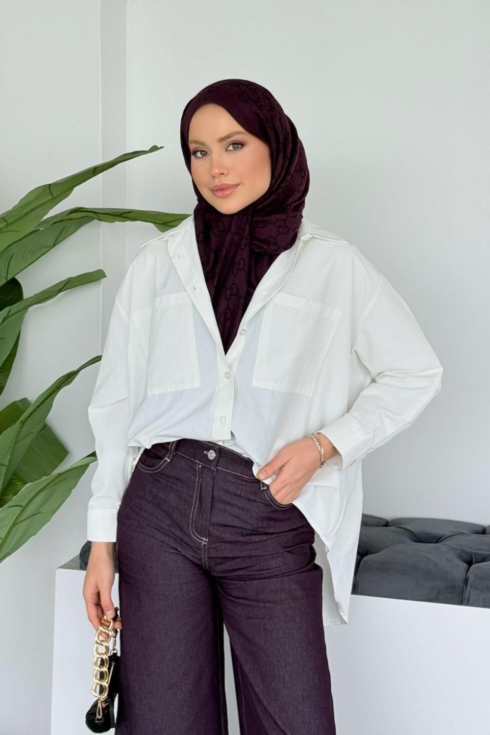 Poplin Gömlek Beyaz 117 