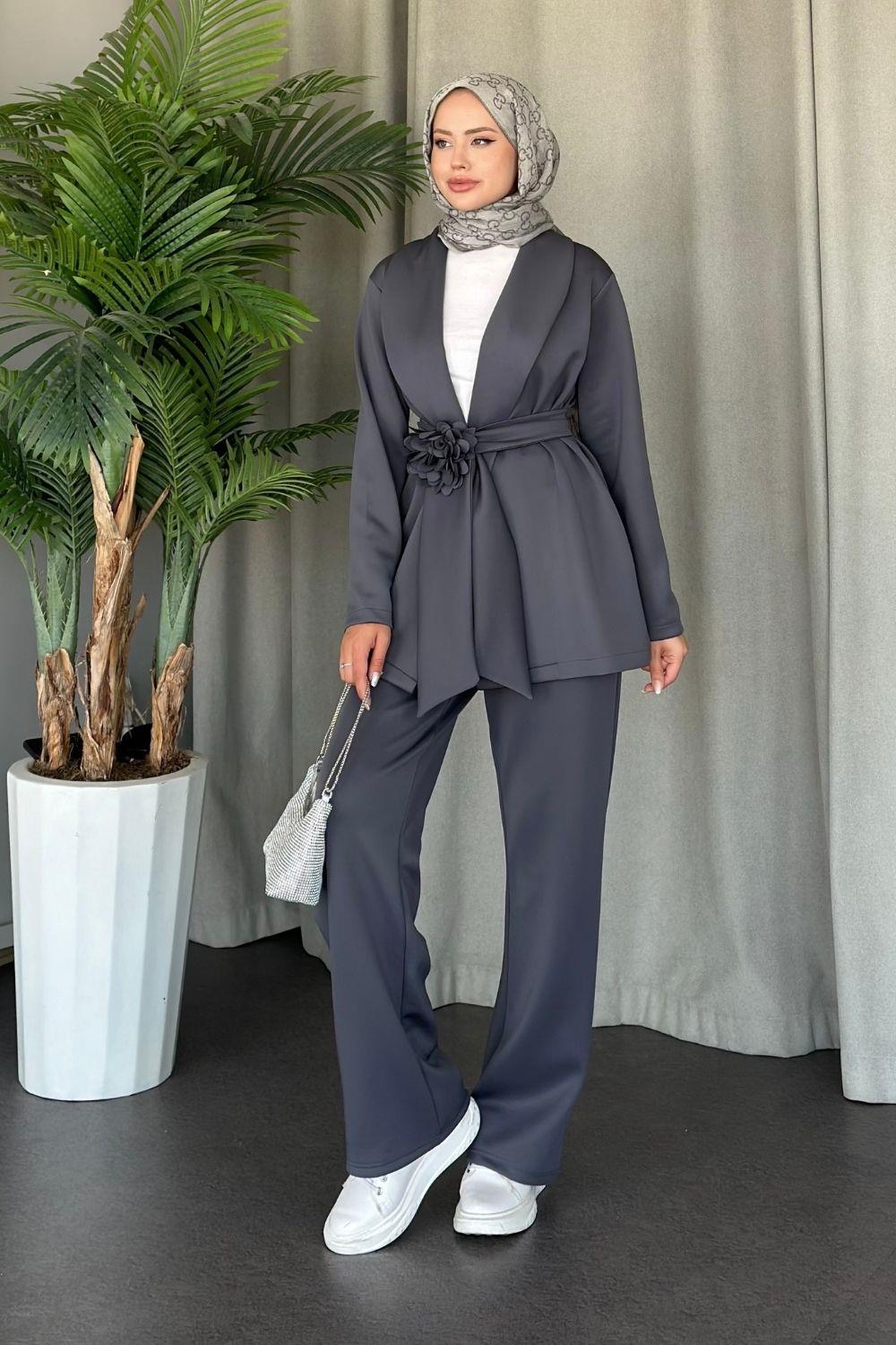 Özel Premium Mona Takım Füme 11800 