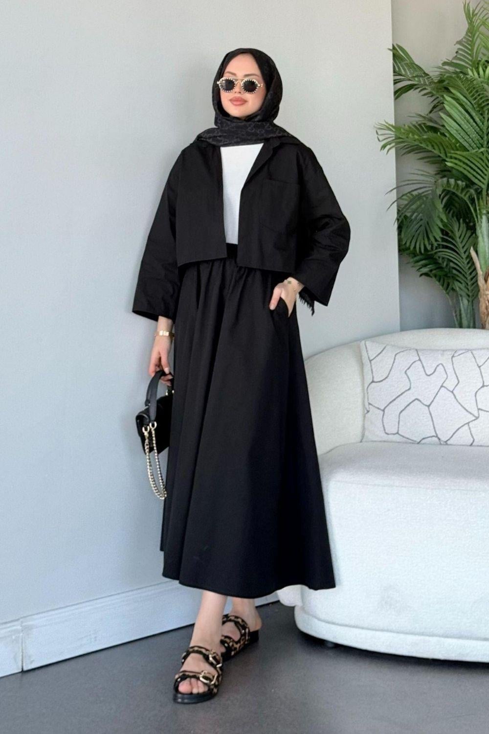 Ebruli  Takım Siyah 1331 