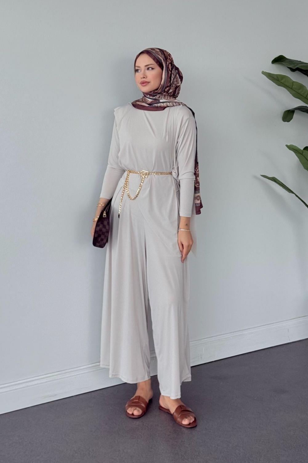 Katar Sandy takım Bej 1370 