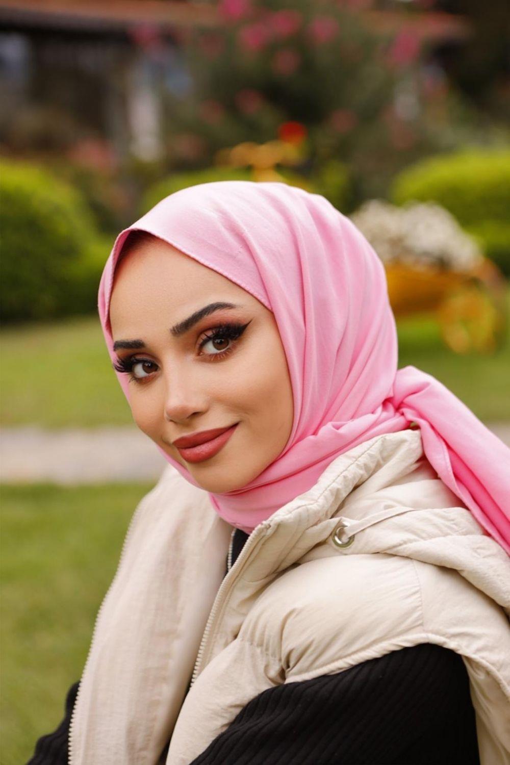 Pamuk Jaz Şal Pembe 1680 