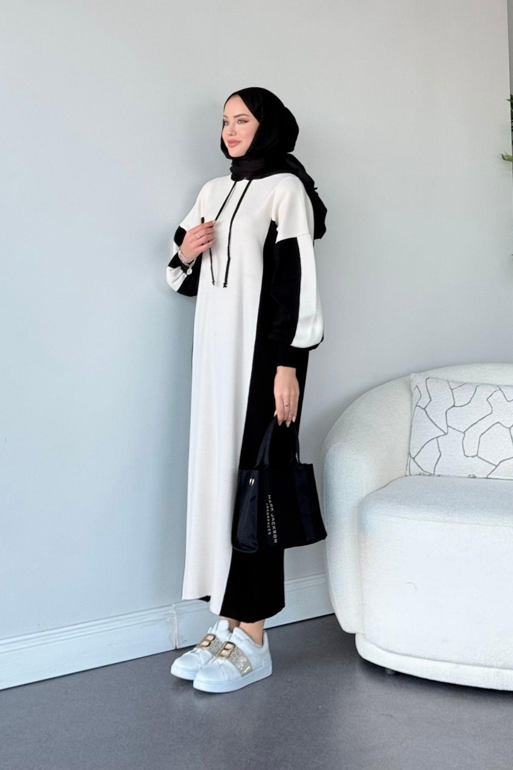 Spor Triko Elbise Siyah 2003 