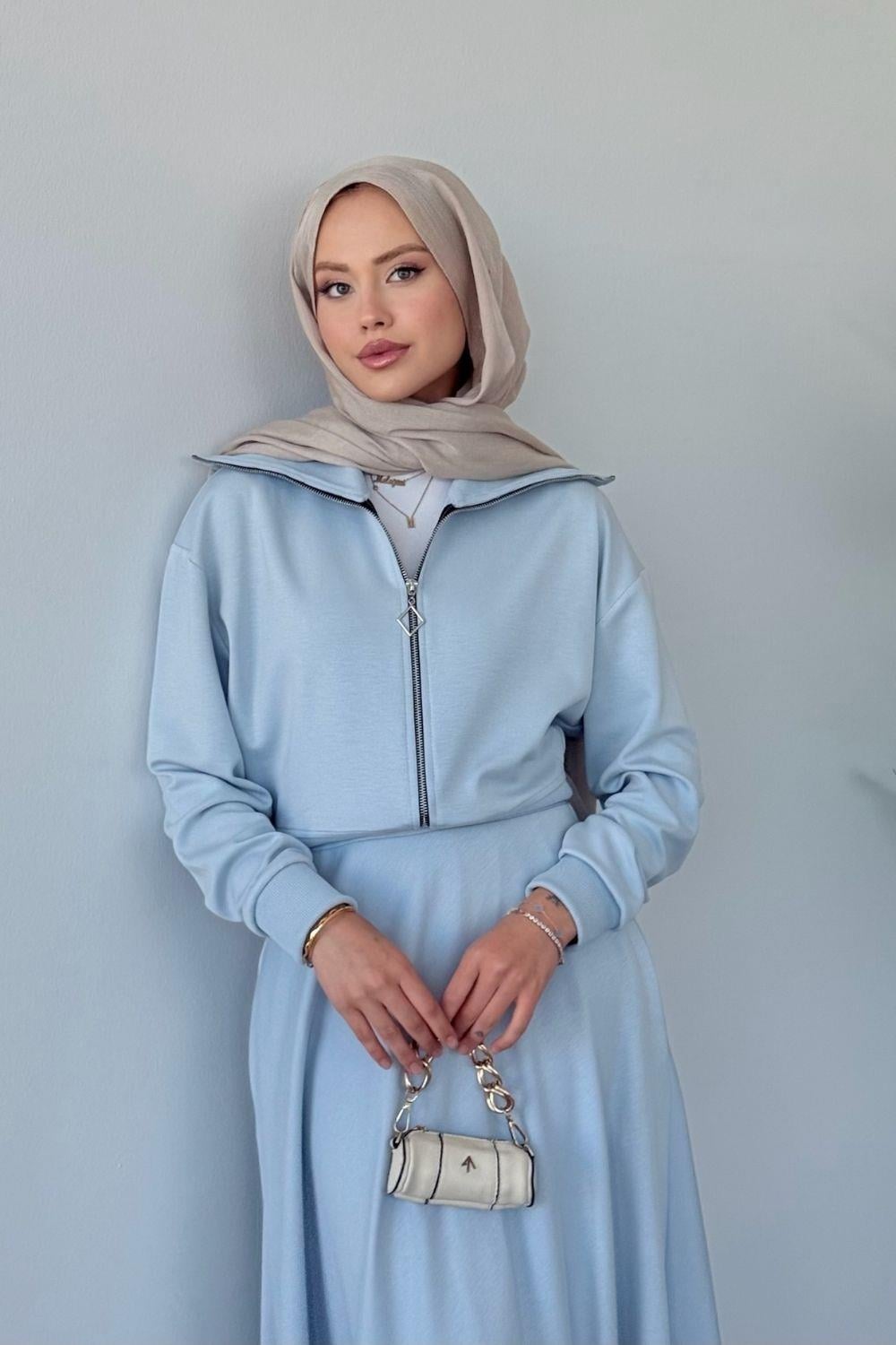 Moda Ribanalı Takım Mavi 20214 