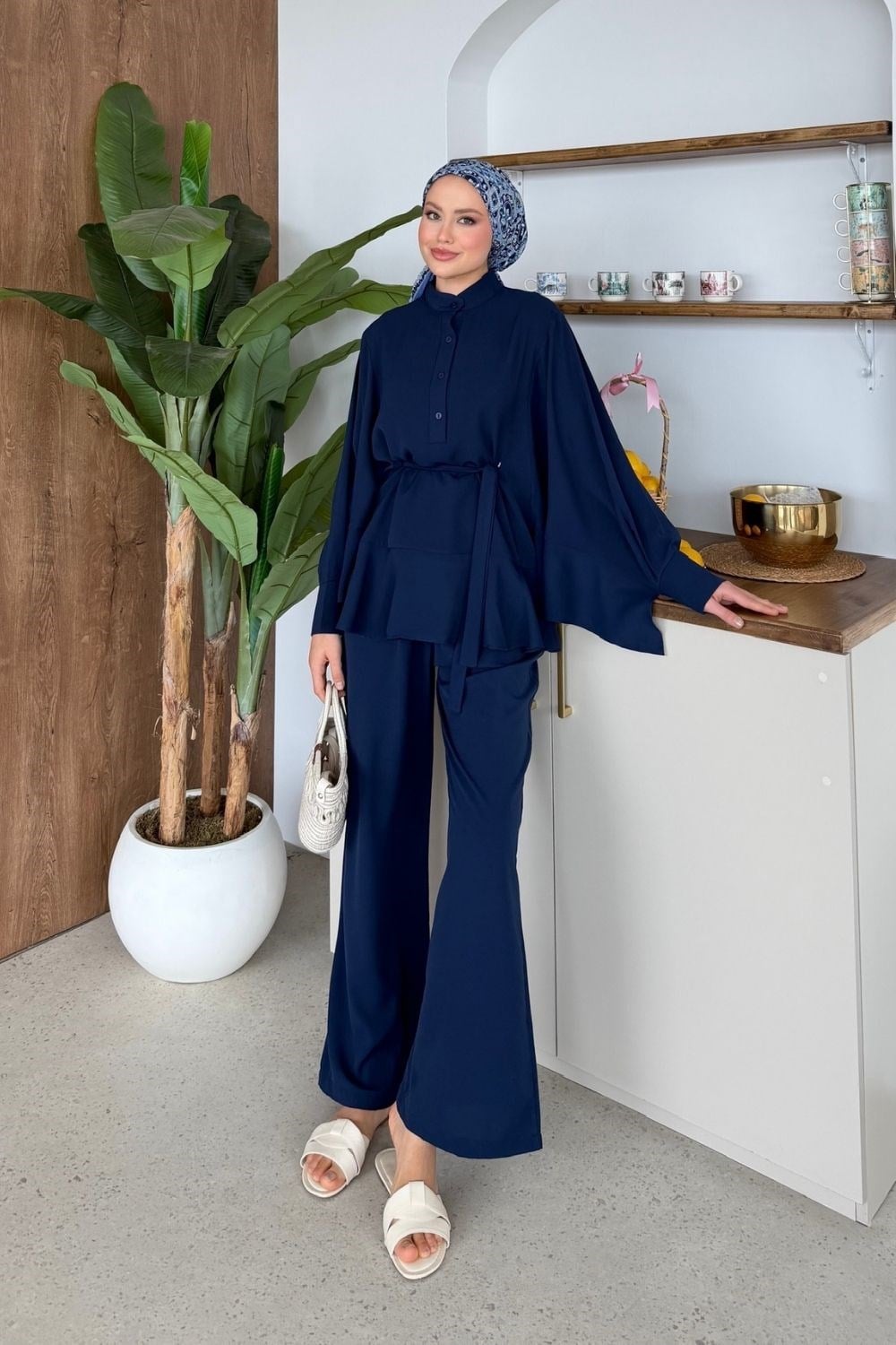 Flow Pantolonlu Takım Lacivert 20251 