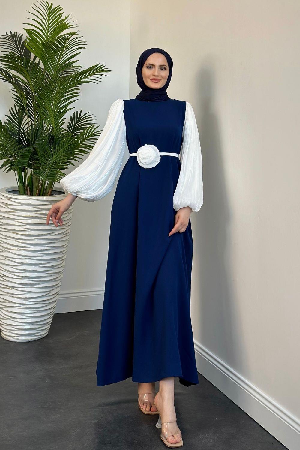 Rose Abiye Mavi 20303 