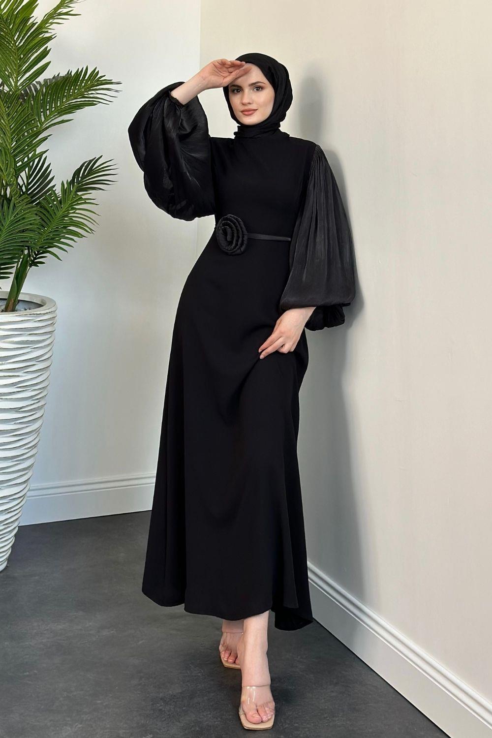 Rose Abiye SİYAH 20303 