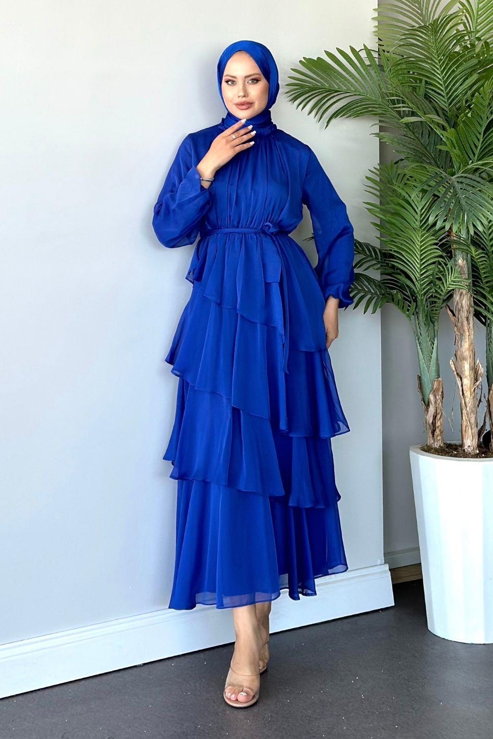 Funda Kat Kat Abiye Saks 20308 