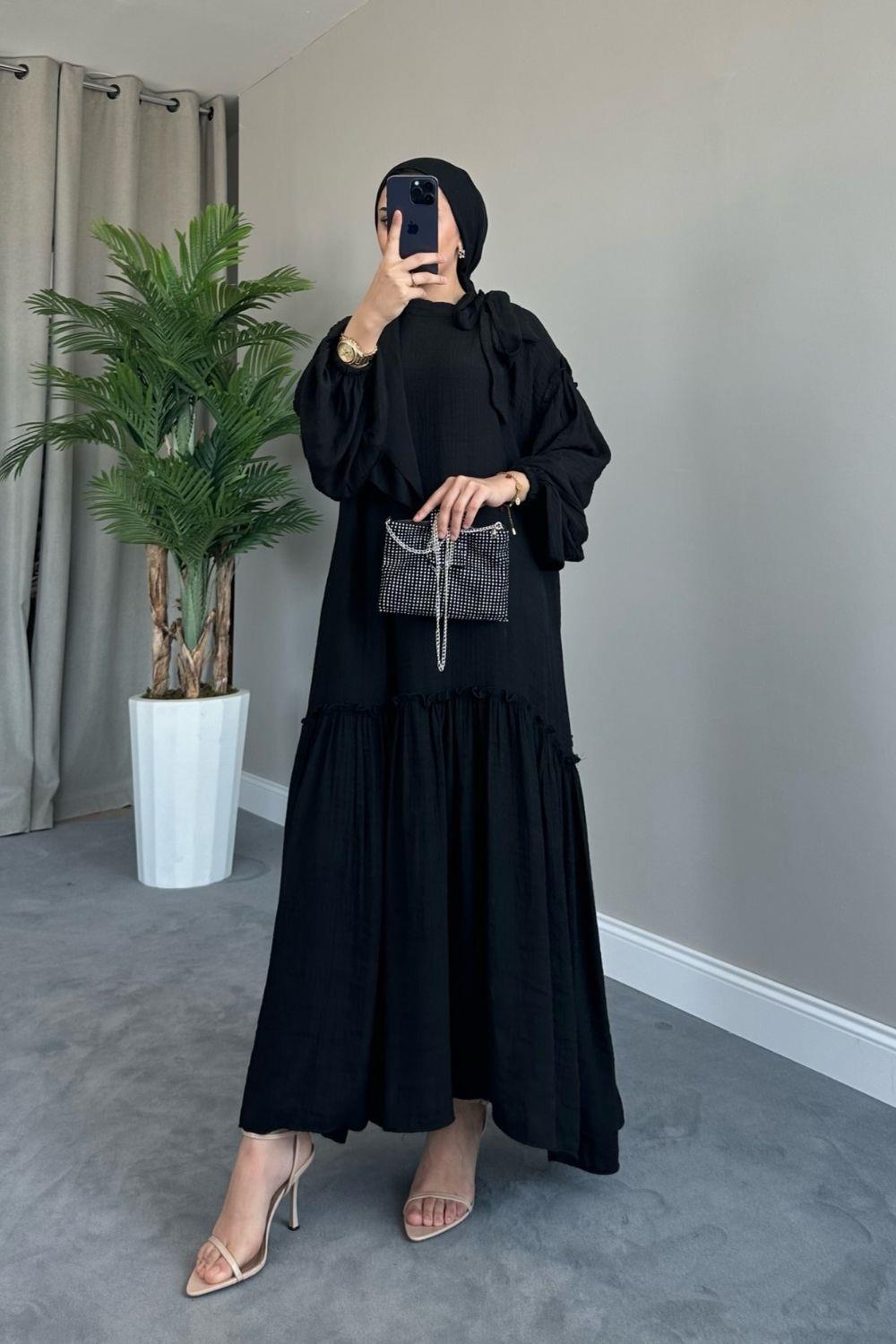 فستان مافيلا أسود