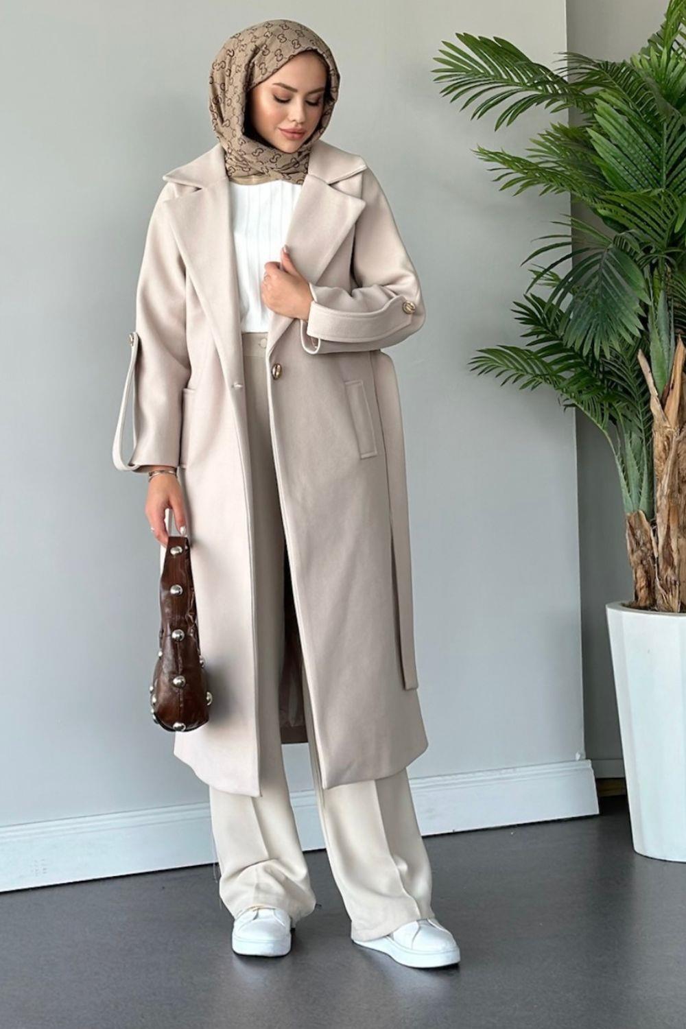 Vişhy Kaşe Kaban Bej 20630 