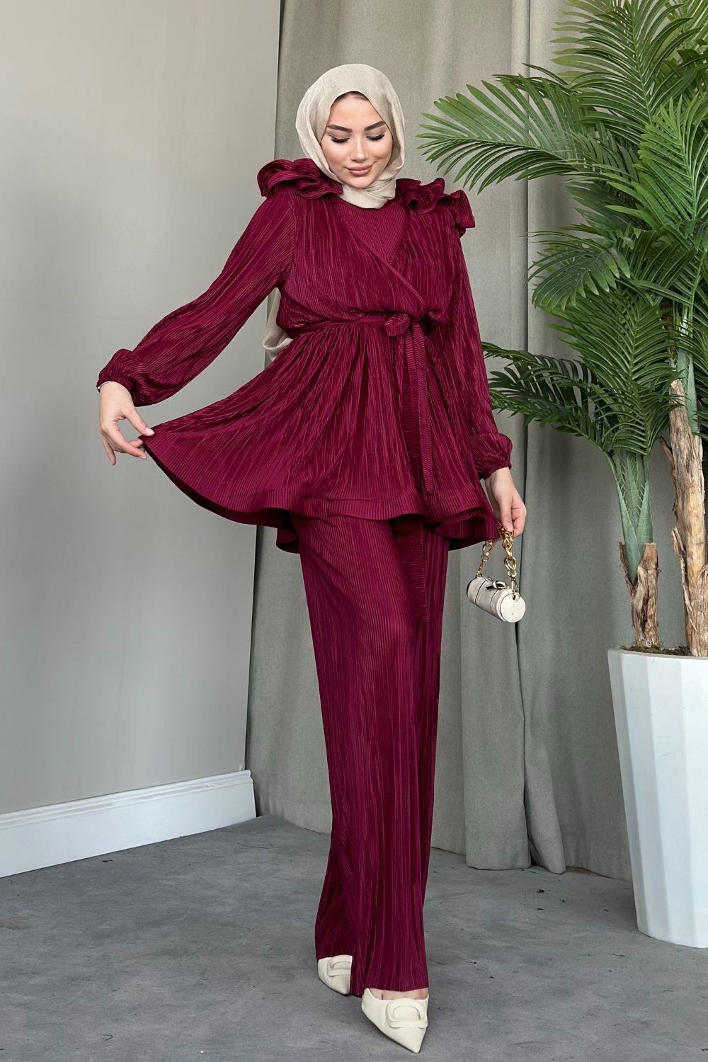 Mariya Takım Bordo 2084 
