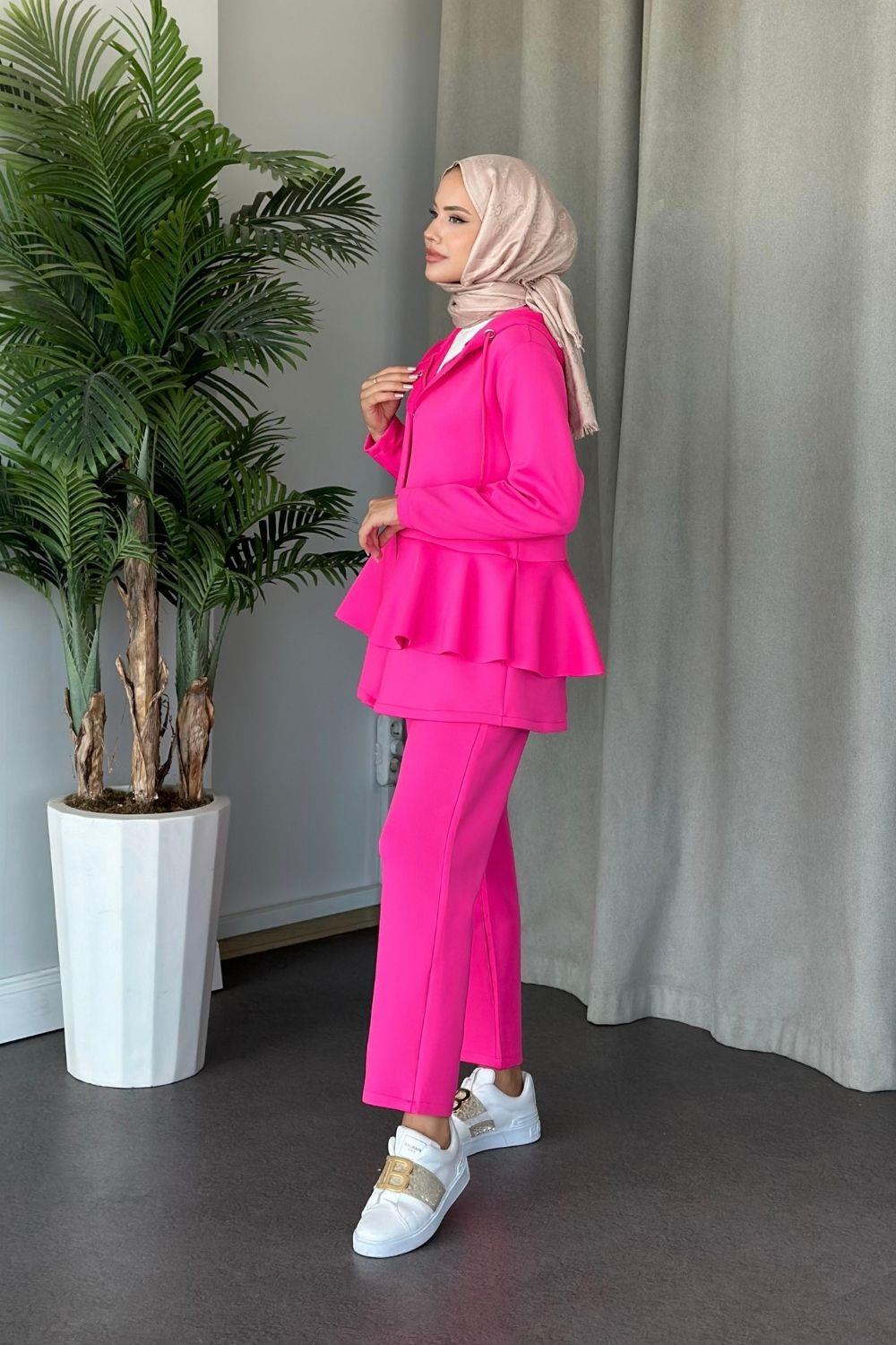 Lady Scuba Takım Pembe 2087 