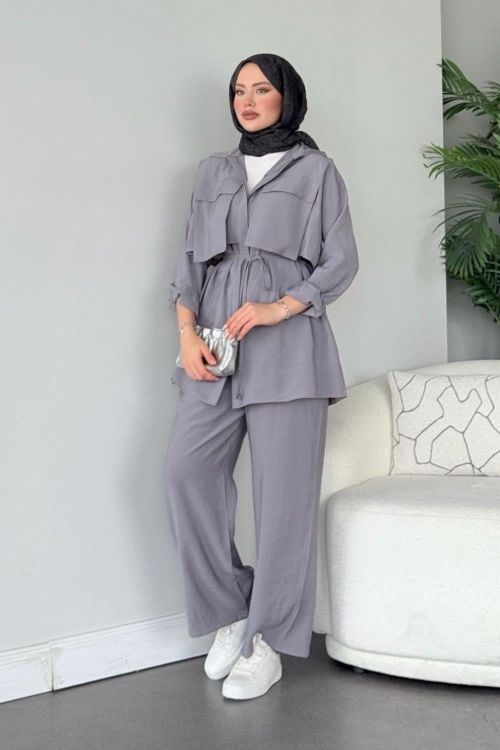 İlbey Takım Gri 2102 