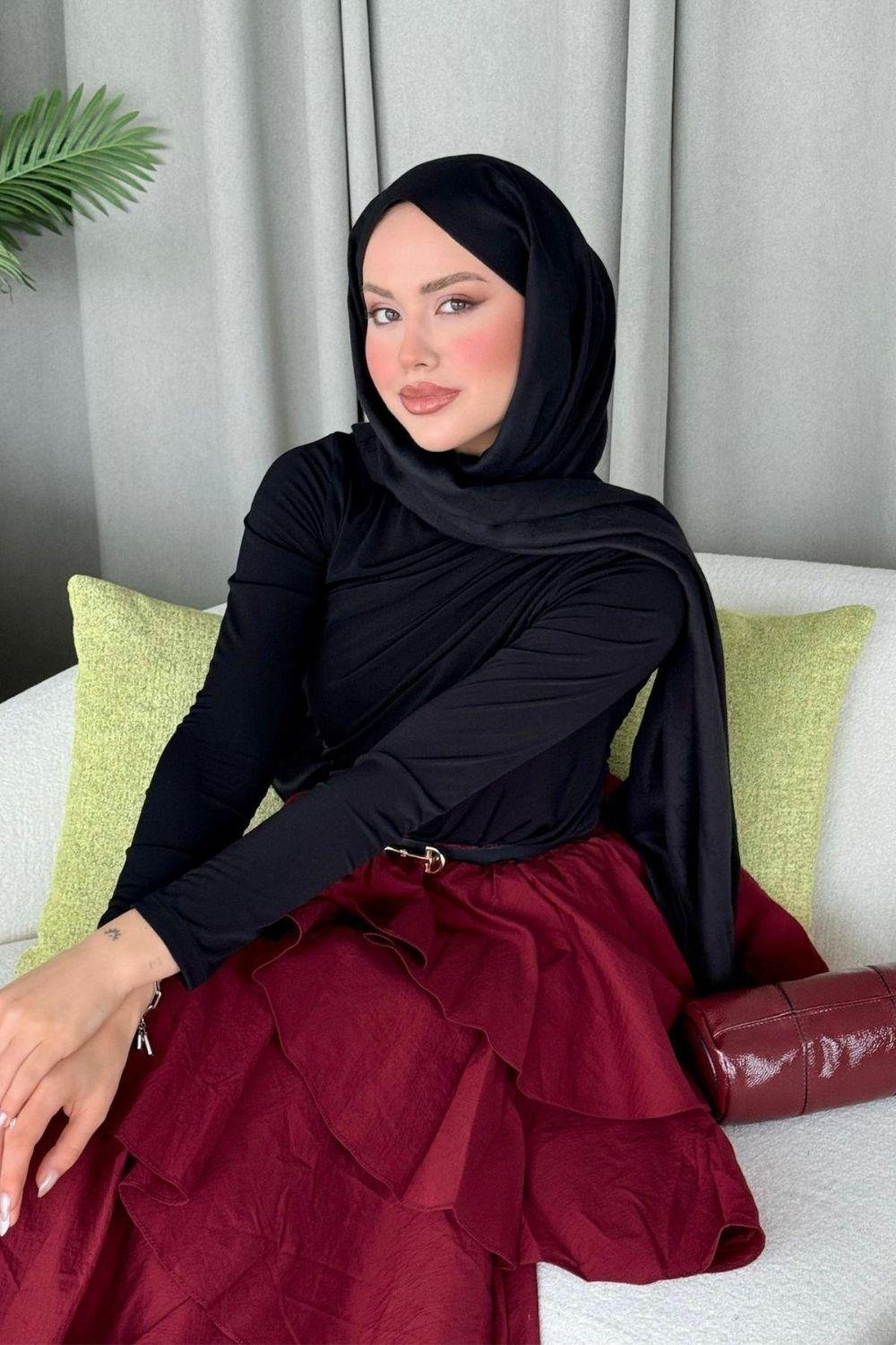 Normany Bluz Siyah 2136 