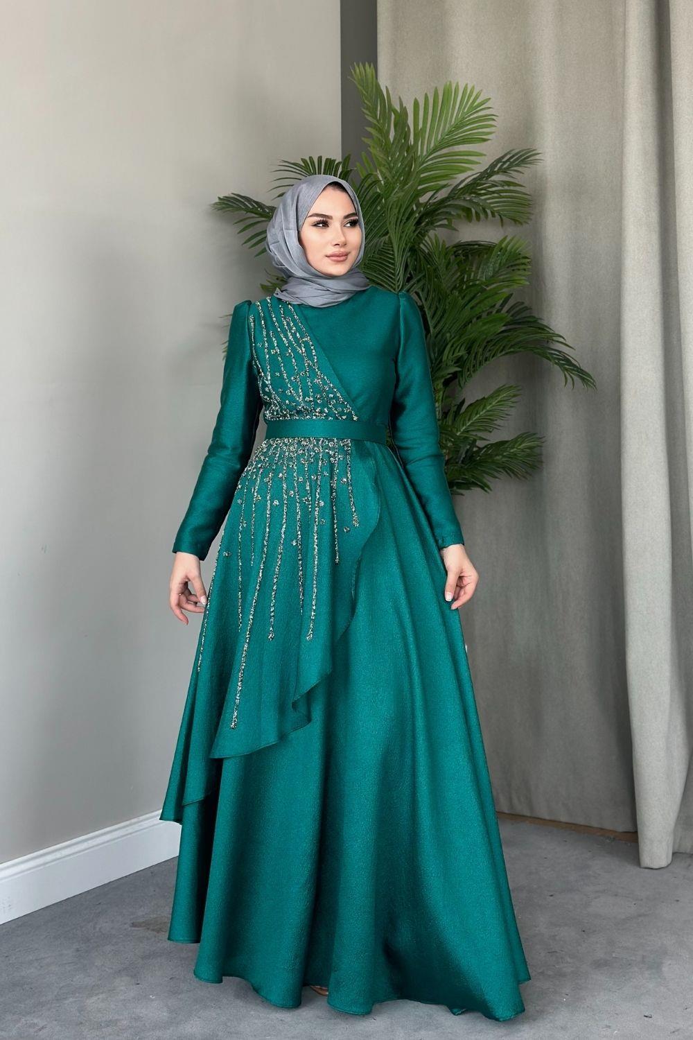 Sıla Abiye Zümrüt 2199 