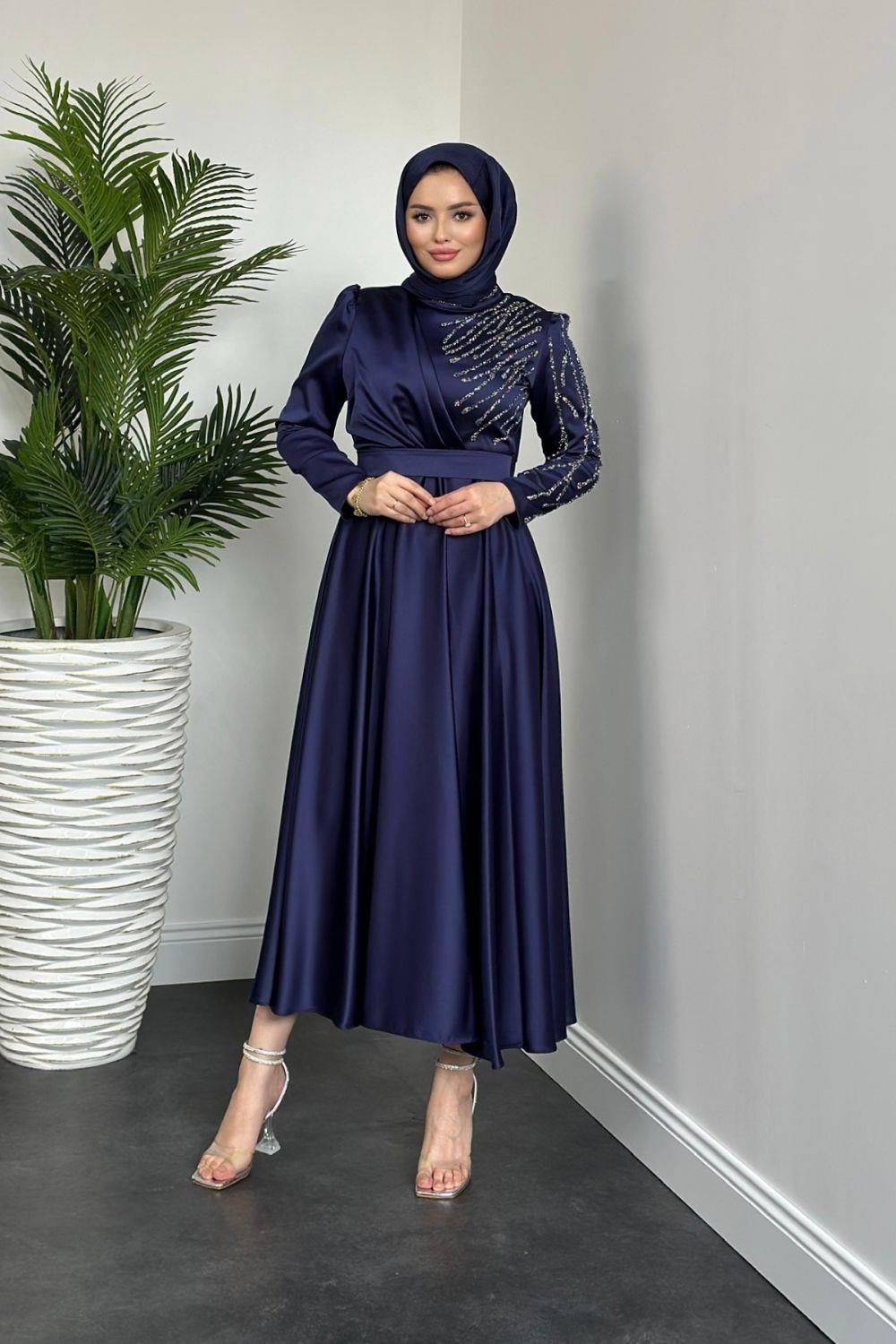 Zühre Abiye Lacivert 2201 