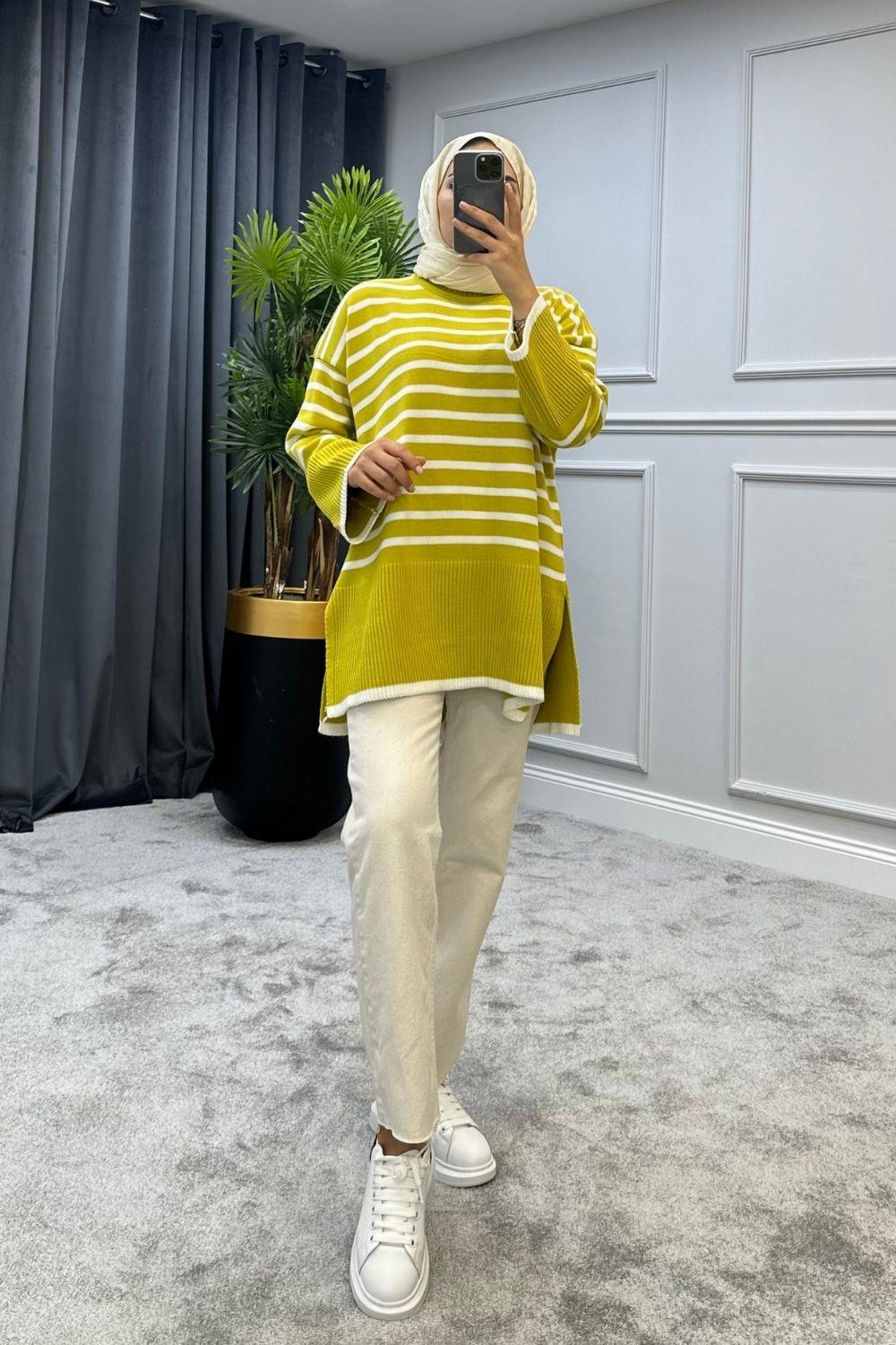 سترة لاتوس زيتية خضراء