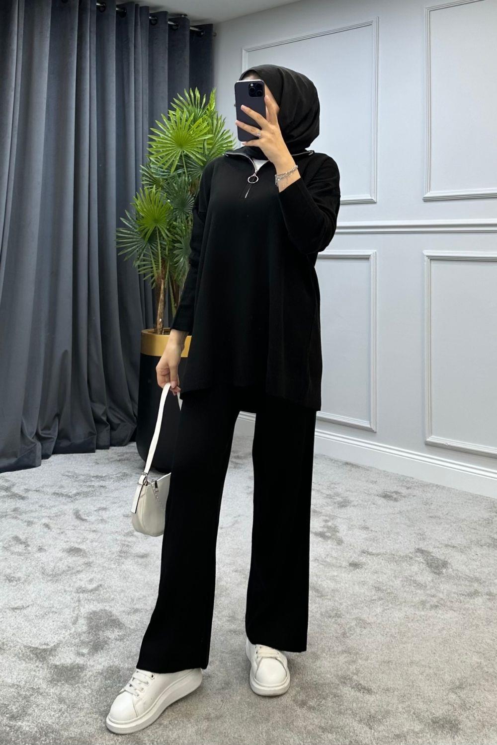 Mabel Triko Takım Siyah 2301310 