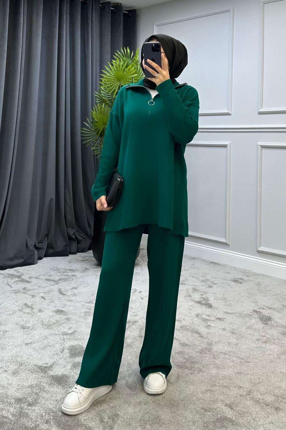 Mabel Triko Takım Zümrüt 2301310 