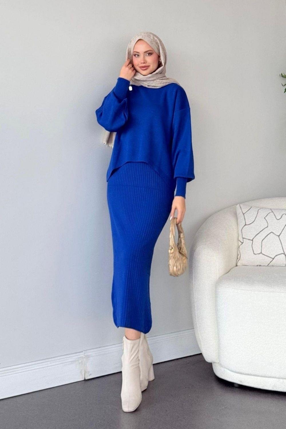 Asel Triko Elbise Saks 23014000 