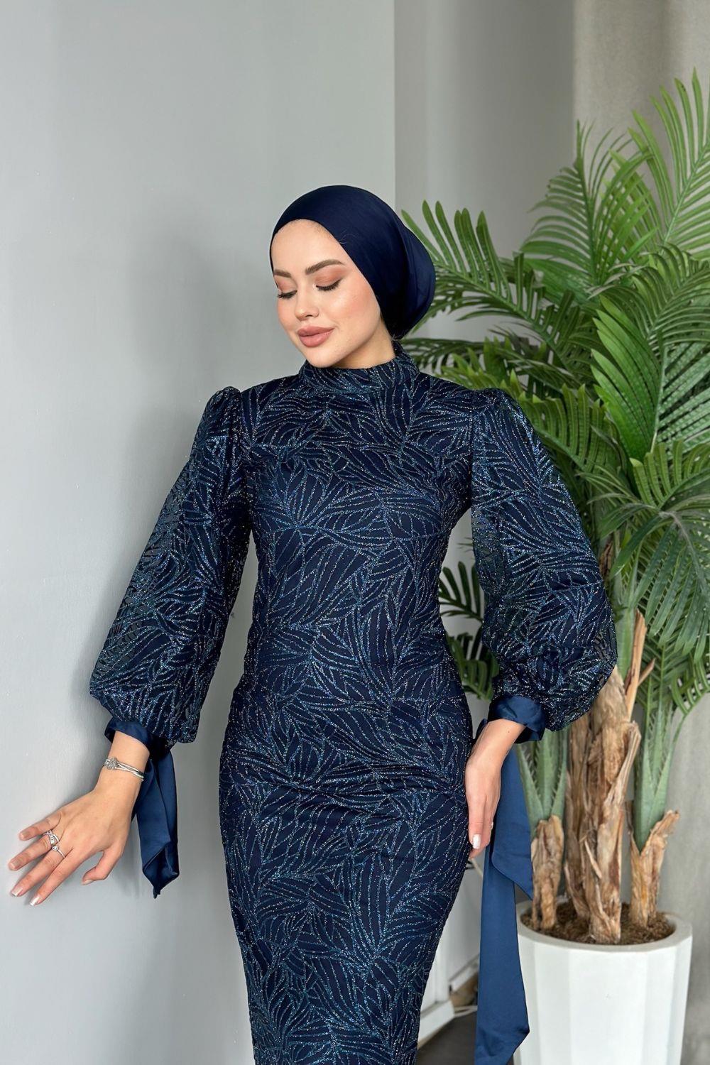 Simge Abiye Lacivert 2324 