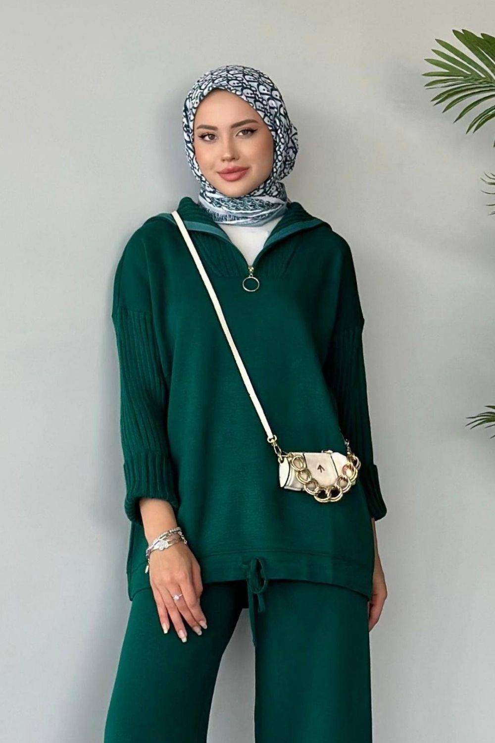 Liney Triko Takım Zümrüt 2410 