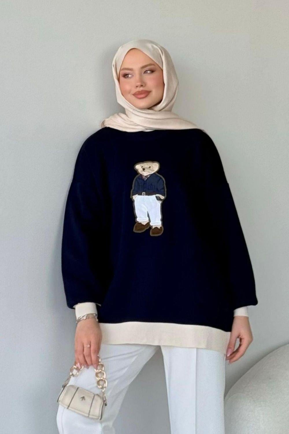 Fenti Sweat Lacivert 241270 