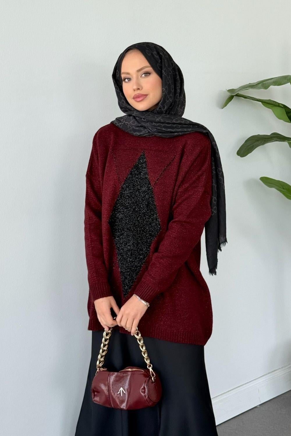 Erciyes Simli Kazak Bordo 241410 
