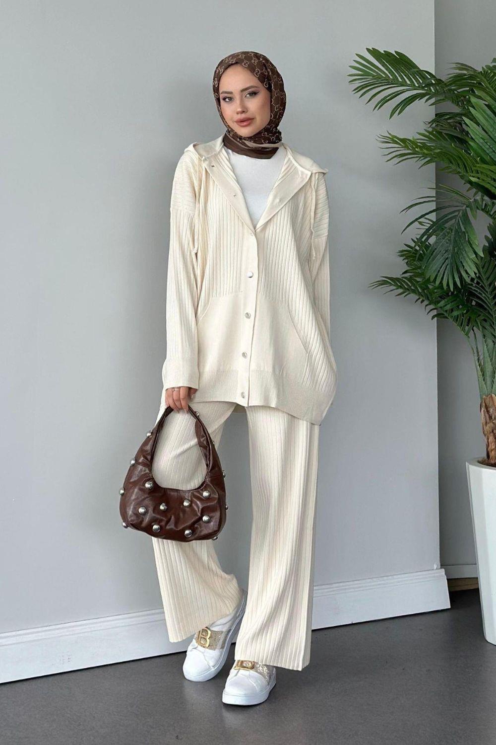 Minel Triko Takım Ekru 2440 