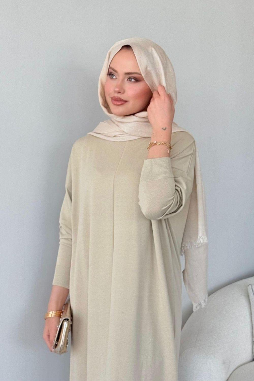 Merserize Melek Elbise Bej 245400 