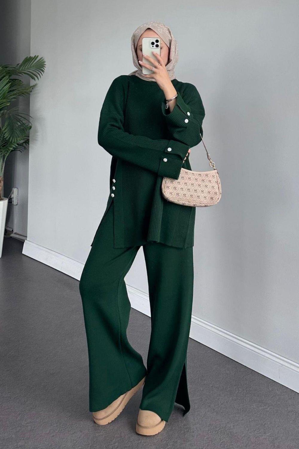 Teressa Triko Takım Zümrüt 246333 